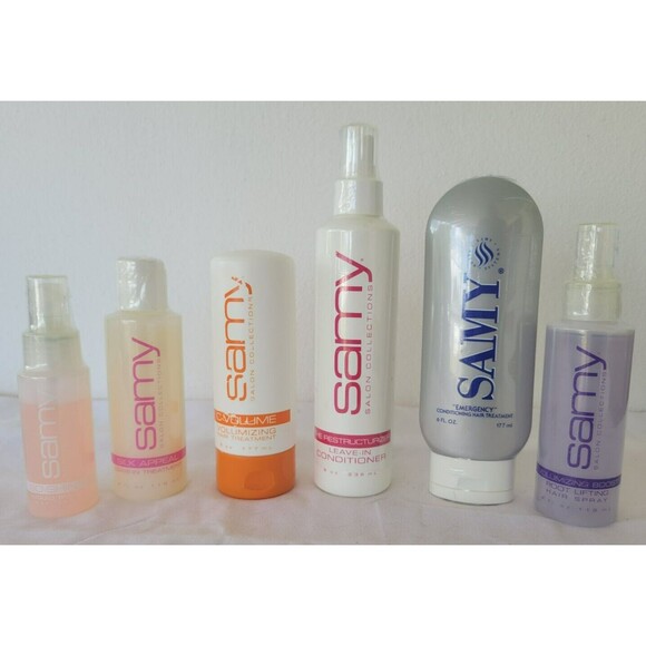 Samy Salon Collections Hair Spray Treatment Conditioner Discontinued 6 Piece Lot - Picture 1 of 15
